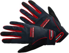 Рукавички робочі Toptul синтетичні з поліуретановим покриттям чорні