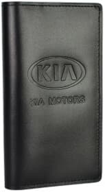 Портмоне-органайзер Poputchik 4023-029 з логотипом KIA колір чорний