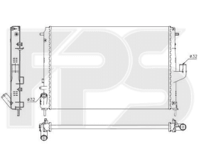 Радіатор охолодження двигуна Радіатор охолодження двигуна