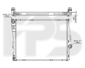Радіатор охолодження двигуна