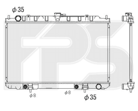 Радиатор охлаждения двигателя