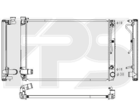 Радиатор охлаждения двигателя