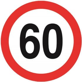 Наклейка Tempest 60 км/ч