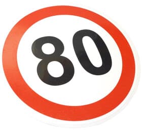 Наклейка Tempest 80 км/ч