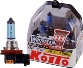 Автолампа KOITO WhiteBeam ver. III H8 PGJ19-1 35 W светло-голубая P0758W