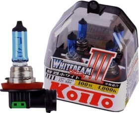 Автолампа KOITO WhiteBeam ver. III H11 PGJ19-2 55 W прозрачно-голубая p0750w