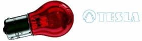 Автолампа Tesla Standard PR21W BAW15s 21 W красная b52601