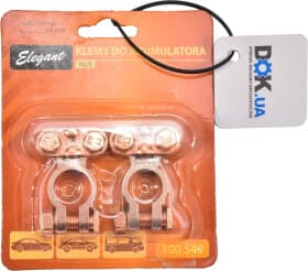 Клеммы АКБ Euro Type 1 Elegant EL100549