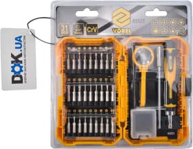 Отвертка прецизионная реверсивная с набором бит Vorel 65025