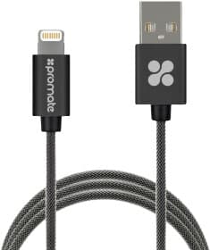 Кабель Promate LINKMATE-LTF2-BLACK USB - Apple Lightning 2 м