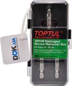 Набор бит Toptul JGAW0301 3 шт.