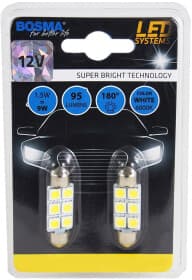 Автолампа Bosma T12X39 SV8,5 1,5 W белая 3833