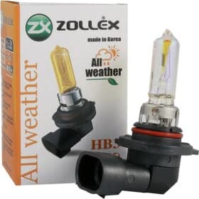 Автолампа Zollex All weather HB3 P20d 60 W прозора 2861524