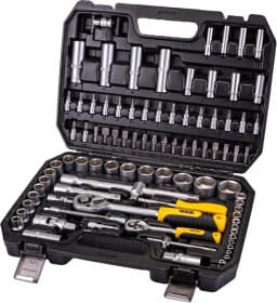 Набір бит та торцевих головок з тріскачкою MasterTool 78-5094 80 шт.