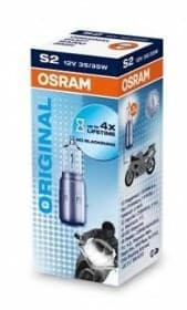 Автолампа Osram S2 BA20d 35 W прозрачная 64327