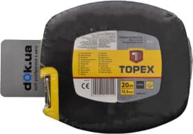Рулетка Topex 28C412 20 м