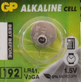 Батарейка GP Alkaline cell gp192 LR41 1,5 V 1 шт