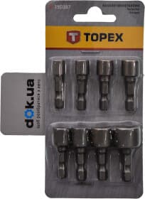 Набор бит Topex 39D387 8 шт.