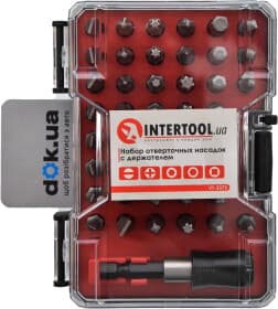 Набор бит с держателем Intertool VT-3373 44 шт.