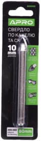 Сверло Apro конусное по плитке и стеклу 825005 10 мм