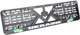 Рамка номерного знака 12 Atelie 951629 колір чорний Україна