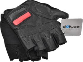 Перчатки рабочие Intertool кожаные черные