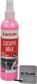 Поліроль для салону Carlife Cockpit Milk bubble gum 250 мл Поліроль для салону Carlife Cockpit Milk bubble gum 250 мл