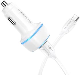 USB зарядка в авто Borofone BZ14 BZ14MW