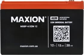 Тяговый аккумулятор Maxion MXBP-6-DZM-12 mxbt6dzm12 12 Ач 12 В