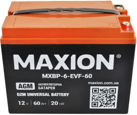 Аккумулятор для ИБП Maxion MXBT6EVF60 60 Ач 12 В