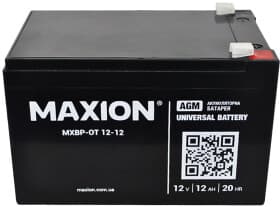 Акумулятор для ДБЖ Maxion MXBPOT1212 12 Аг 12 В