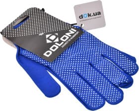 Перчатки рабочие Doloni Лайт синтетические с покрытием ПВХ синие