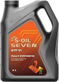 Трансмиссионное масло S-Oil SEVEN ATF VI синтетическое