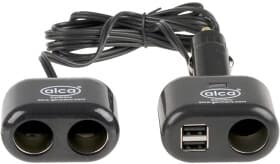 Разветвитель прикуривателя с USB Alca 511410