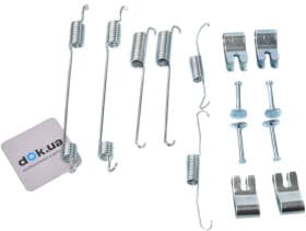 Монтажный комплект барабанных тормозных колодок Монтажный комплект барабанных тормозных колодок