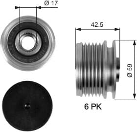 Муфта генератора