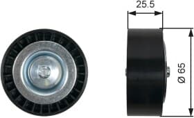 Обводной ролик поликлинового ремня Обводной ролик поликлинового ремня