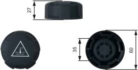 Крышка бачка охлаждающей жидкости