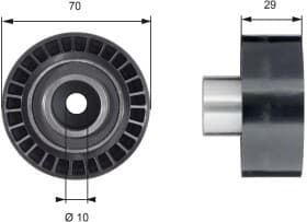 Обводной ролик ремня ГРМ