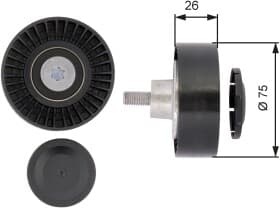 Обвідний ролик поліклинового ременя