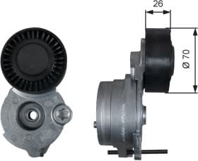 Натяжний ролик поліклинового ременя