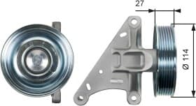 Обводной ролик поликлинового ремня