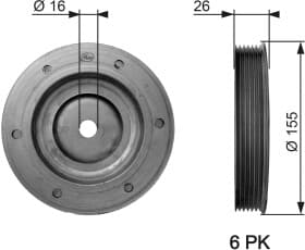 Шкив коленчатого вала