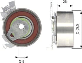 Натяжной ролик ремня ГРМ