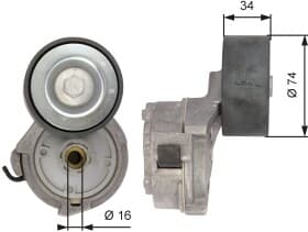 Натяжной ролик поликлинового ремня