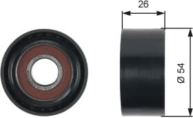 Обводной ролик поликлинового ремня Обводной ролик поликлинового ремня