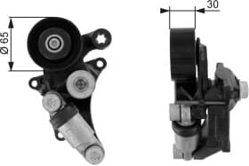 Натяжной ролик поликлинового ремня