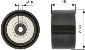 Обвідний ролик поліклинового ременя Обвідний ролик поліклинового ременя