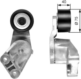 Натяжний ролик поліклинового ременя