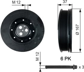 Шків колінчастого вала